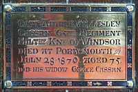 Plaque to Captain Arthur Wellesley Cassan