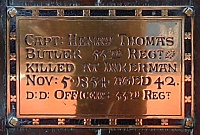 Plaque to Captain Henry Thomas Butler