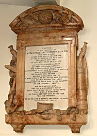 Memorial to Captain William Bate