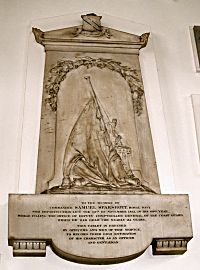 Memorial to Commander Samuel Sparshott