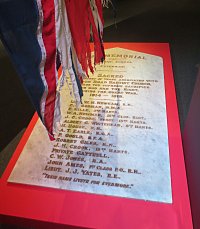 WW1 Memorial from London Road Baptist Church at the Lest We Forget Exhibition in 2014