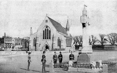 The Liverpool Regiment of Foot memorial in Portsmouth