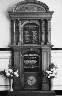 Memorial at the City of Portsmouth Passenger Transport Department