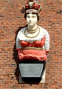 The HMS Queen Charlotte Figurehead