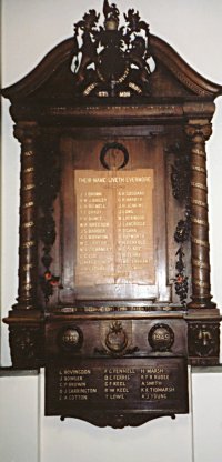 Memorial at the Royal Mail