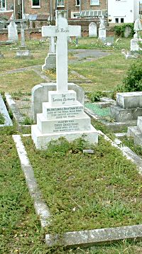 Headstone of the grave for Hugh Shaw