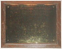 2nd Army D-Day Window Plaque