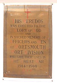 World War 1 Plaque