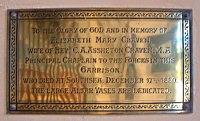 Elizabeth Mary Craven Memorial