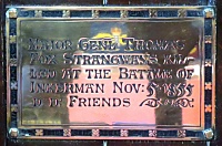 Plaque to Brigadier-General, Thomas Fox Strangways