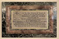 Norman Dewar-Durie Plaque