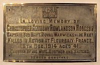 Captain C.A.R. Hodgson Plaque