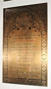 The Memorial to men of HMS Narcissus