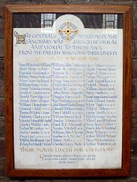 WW1 Parishioners