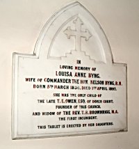 Memorial to Louisa Anne Byng
