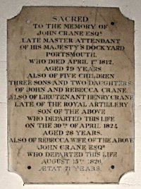 Memorial to John, Rebecca and Henry Crane