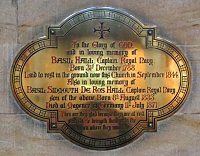 Captains Basil Hall and Basil Sidmouth De Ros Hall R.N.