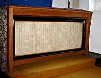 The memorial to St Wilfrid's Parishioners