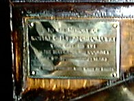 The memorial to Robert CH Blatchford RAF