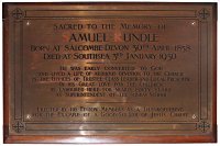 The Trinity Methodist Church Roll of Honour