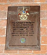 HMS Traveller Plaque