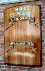 HMS Excellent Museum Plaques