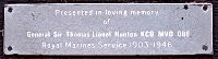 Memorial Bench Plaque