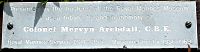 Memorial Bench Plaque
