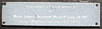 Memorial Bench Plaque