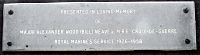 Memorial Bench Plaque