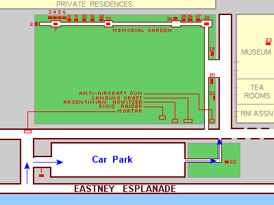 Plan of the Royal Marine Museum grounds