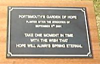 Garden of Hope Plaque